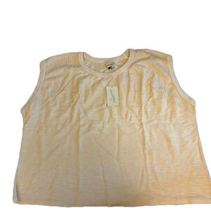 Universal Threads Tank Top Off White Women 2X